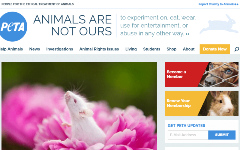 People for the Ethical Treatment of Animals (PETA)