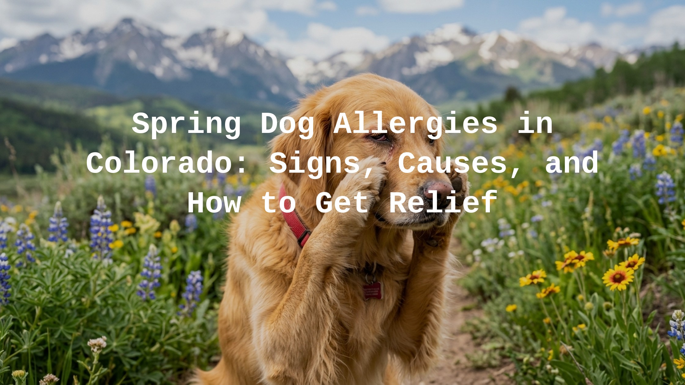 Curated visual reference: Picture Idea: Spring Dog Allergies In Colorado Signs Causes And How To