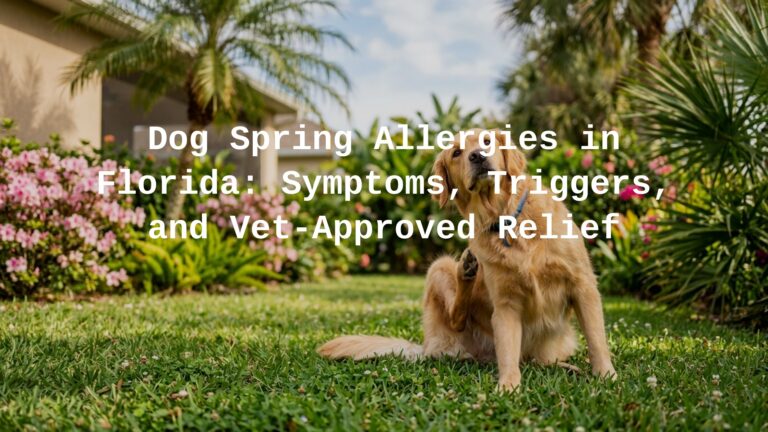 Dog allergies in spring in Florida