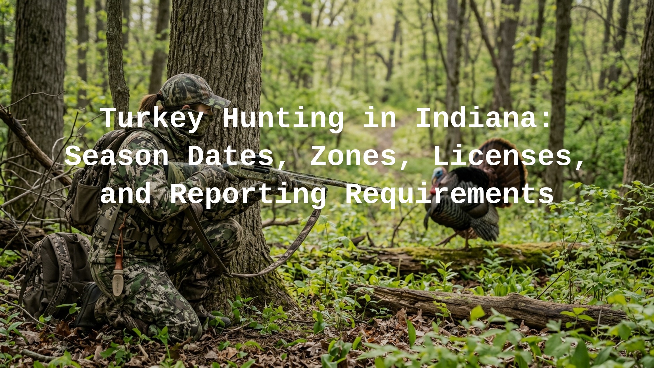 Turkey Hunting in Indiana: Season Dates, Zones, Licenses, and Reporting