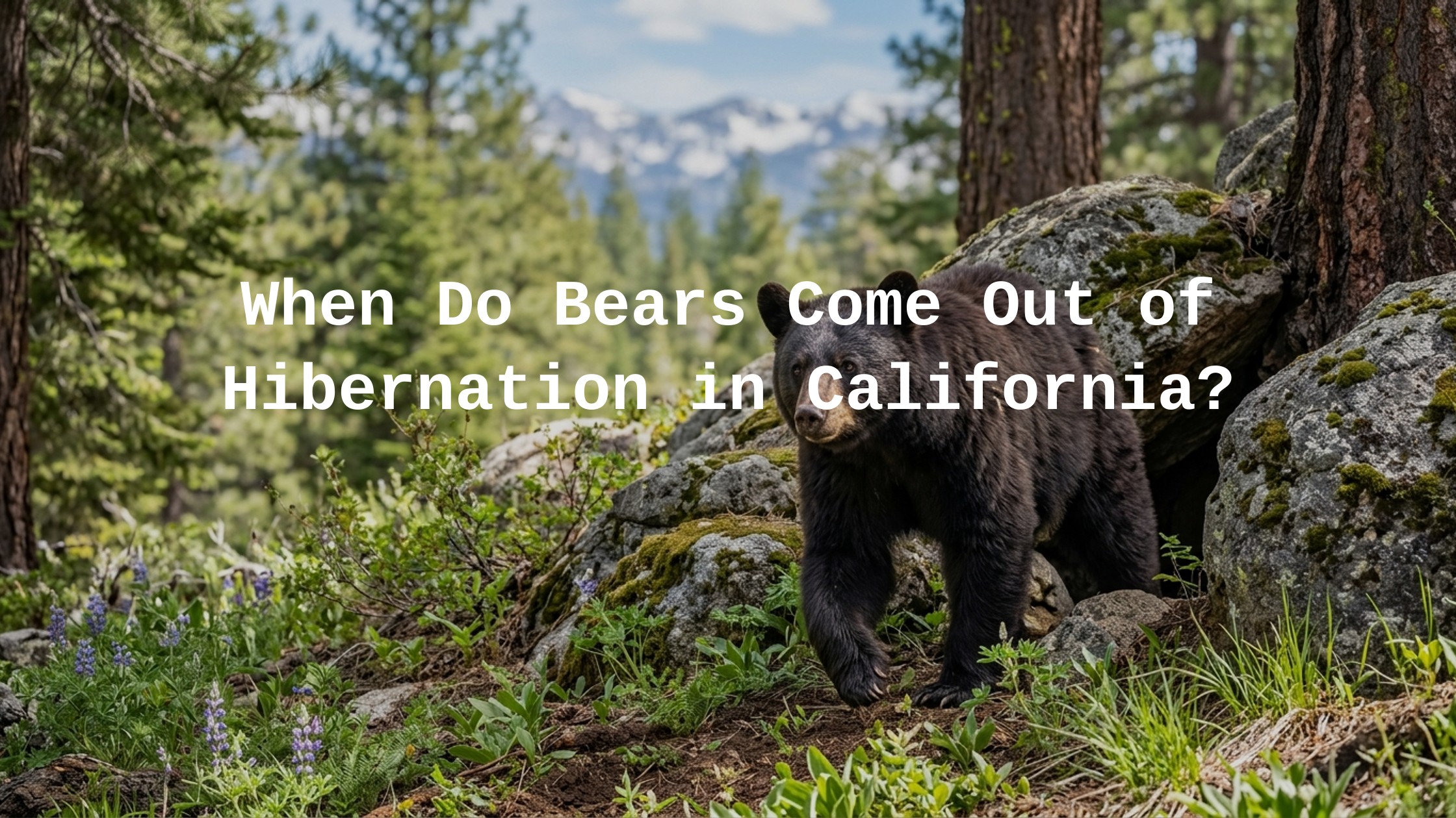 Fresh Look at When Do Bears Come Out Of Hibernation In California