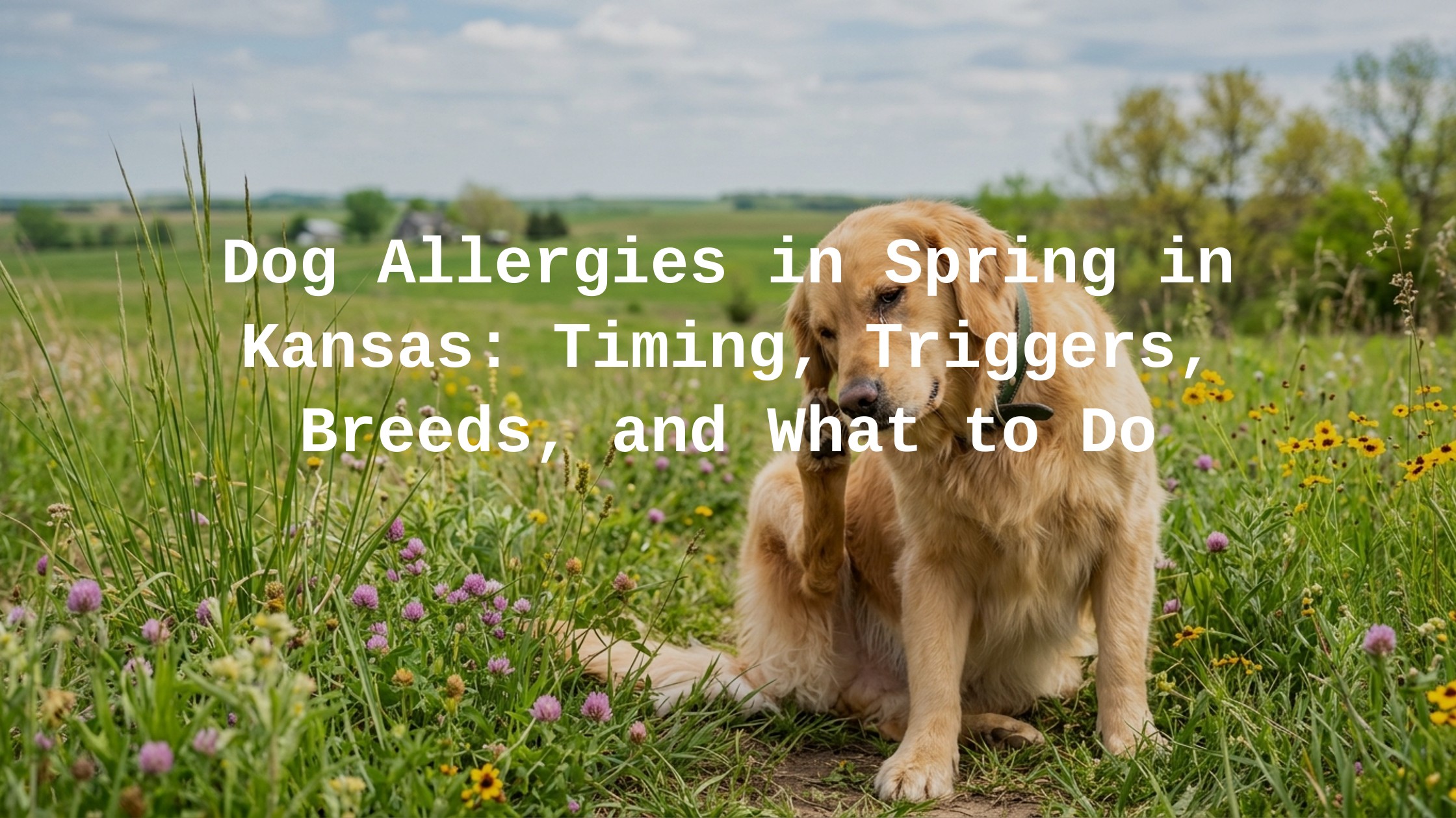 Dog Allergies in Spring in Kansas: Timing, Triggers, Breeds, and What to Do