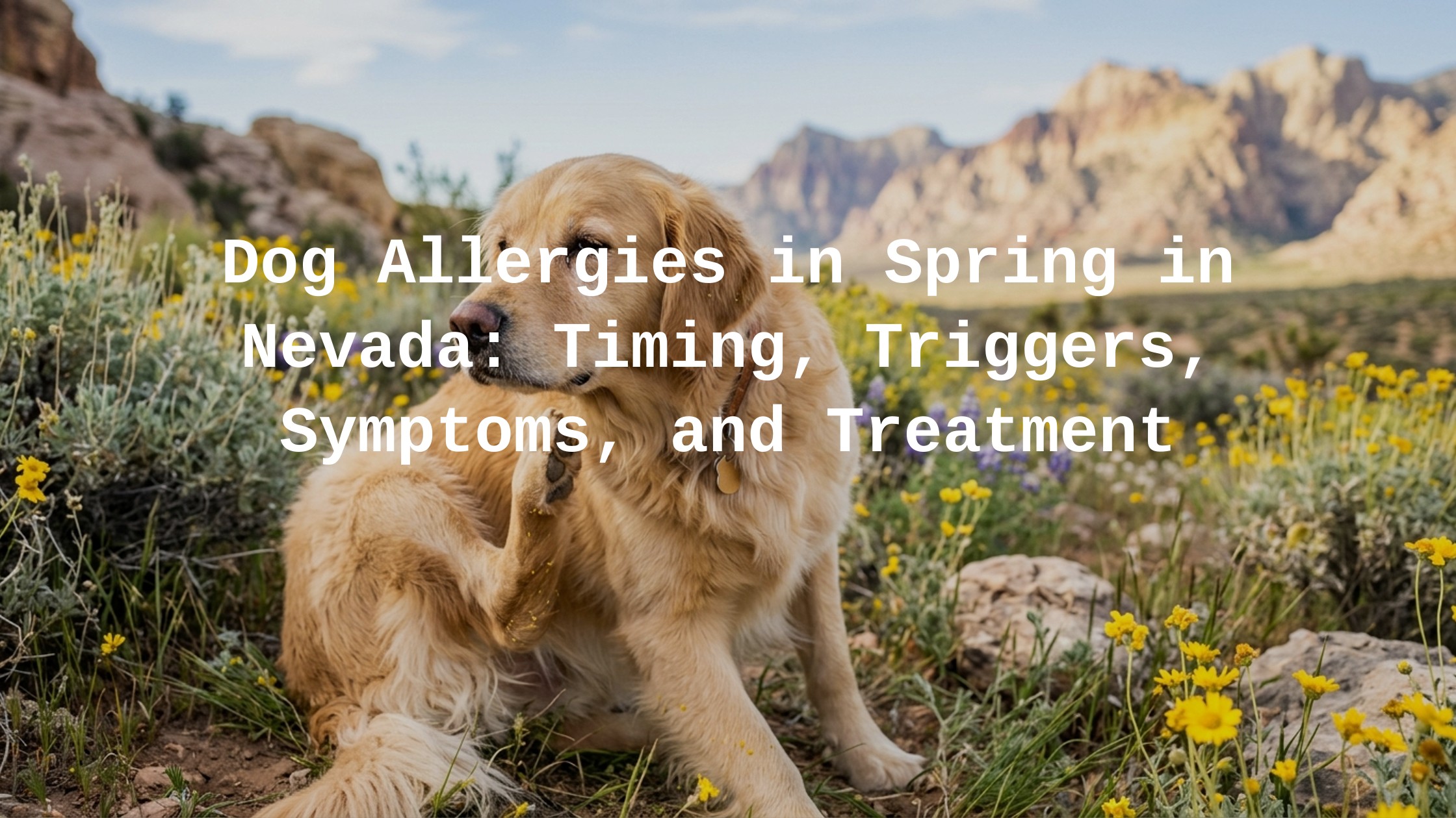 Dog Allergies in Spring in Nevada: Timing, Triggers, Symptoms, and ...